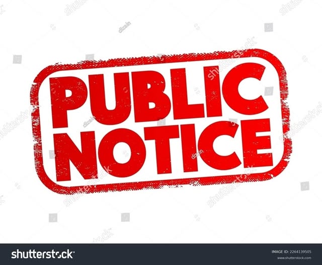 Public Notice